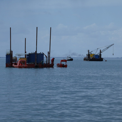 Replacement of an offshore damaged pipeline section of approx 10500 m